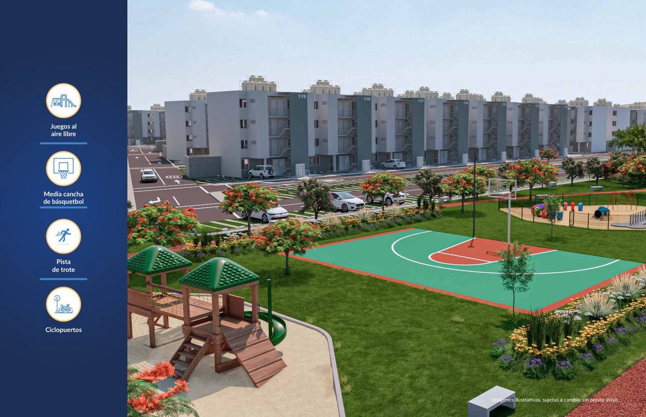 Estancia con iluminación Terralza Residencial